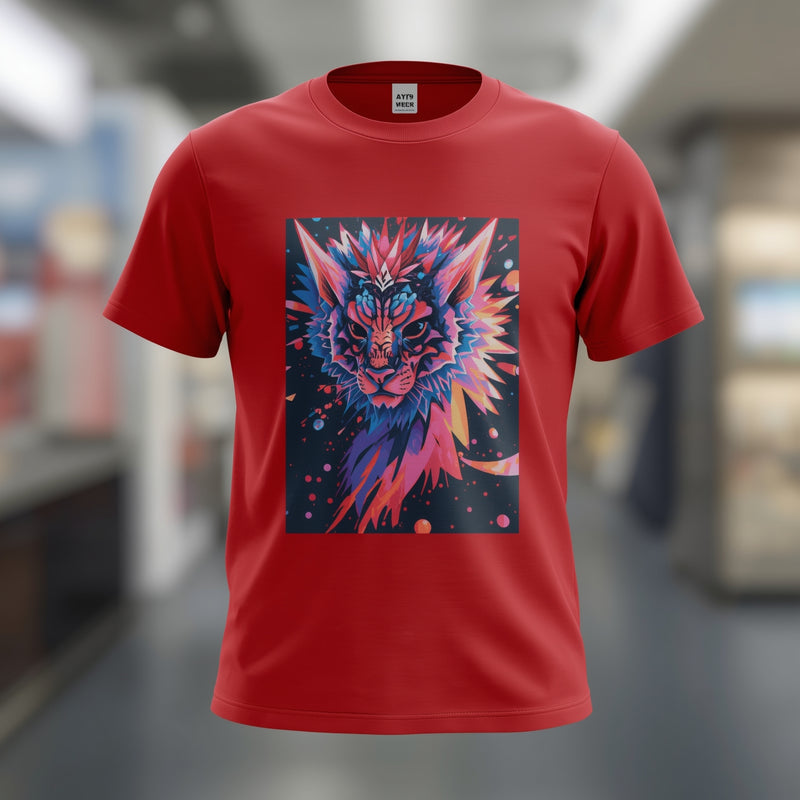 Red Classic Wave Tee - Red T-Shirt