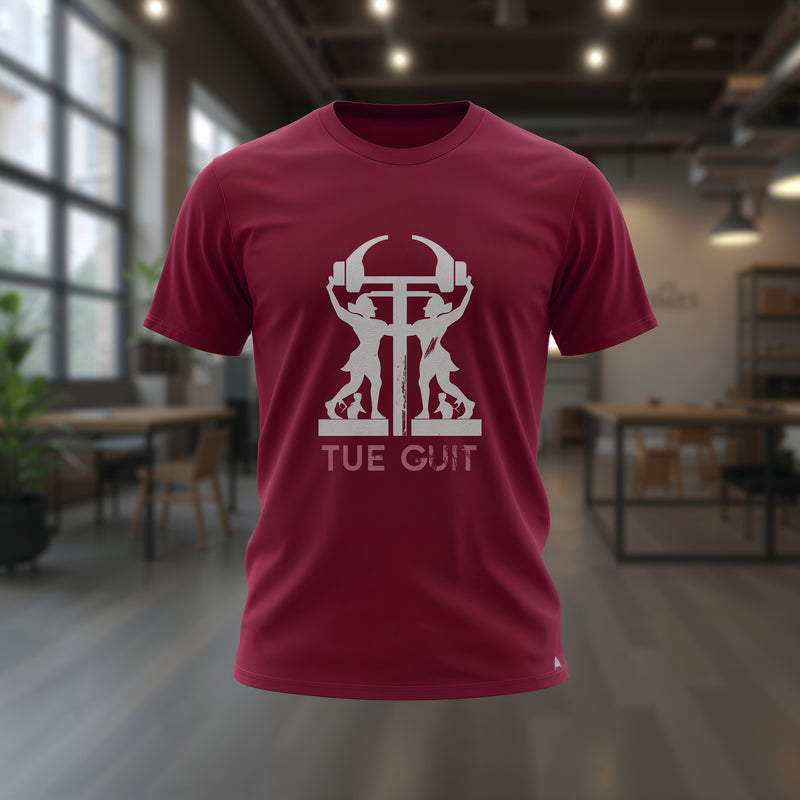 Red Bold Frame Tee - Red T-Shirt