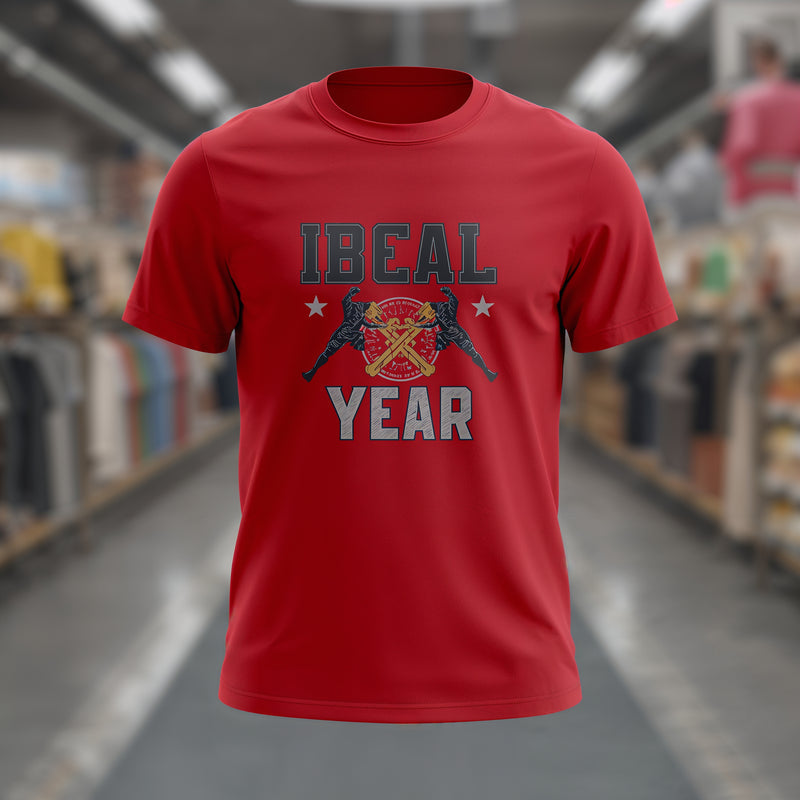 Red Classic Wave Tee - Red T-Shirt