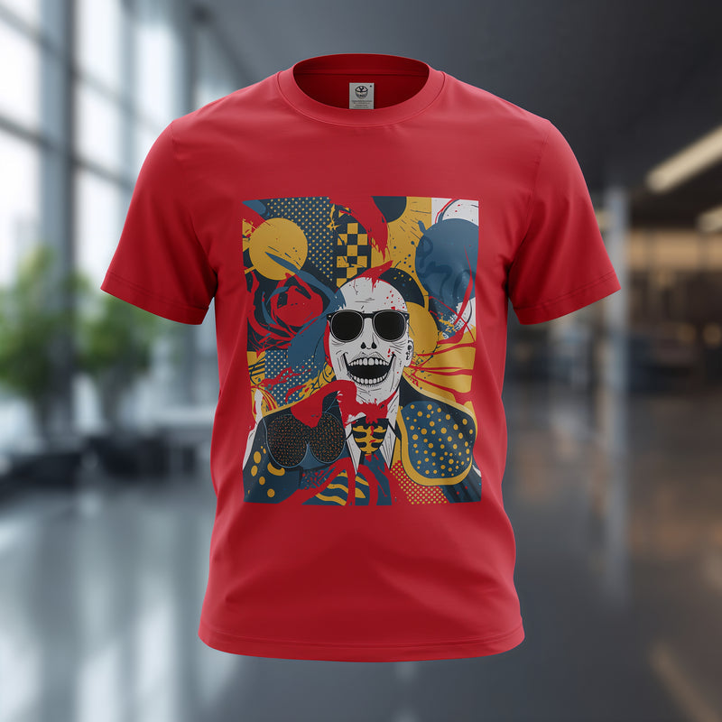 Red Bold Frame Tee - Red T-Shirt