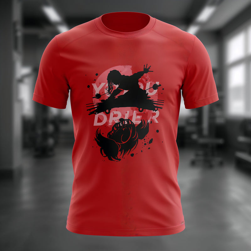 Red Classic Wave Tee - Red T-Shirt