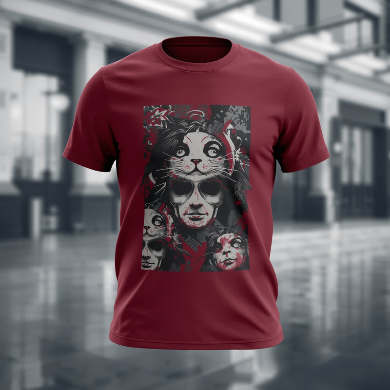 Red Stealth Edge Tee - Red T-Shirt