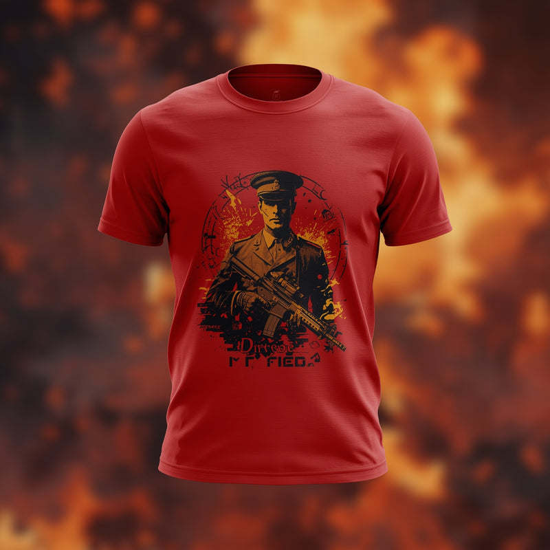 Red Infinity Flux Tee - Red T-Shirt