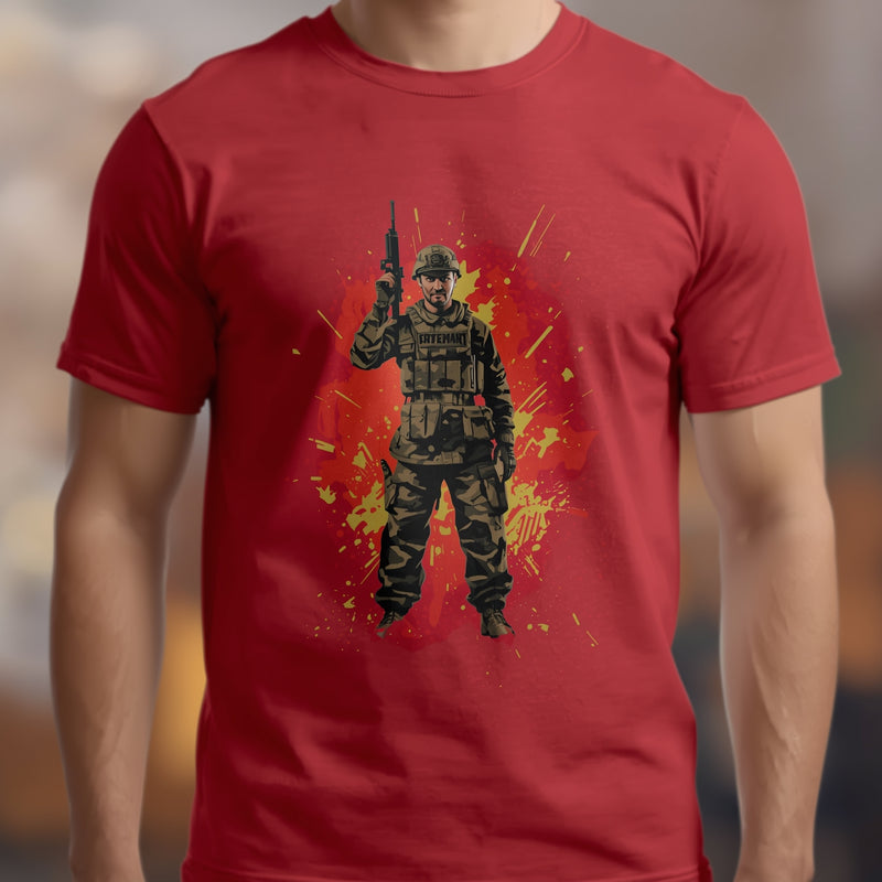 Red Nova Vector Tee - Red T-Shirt
