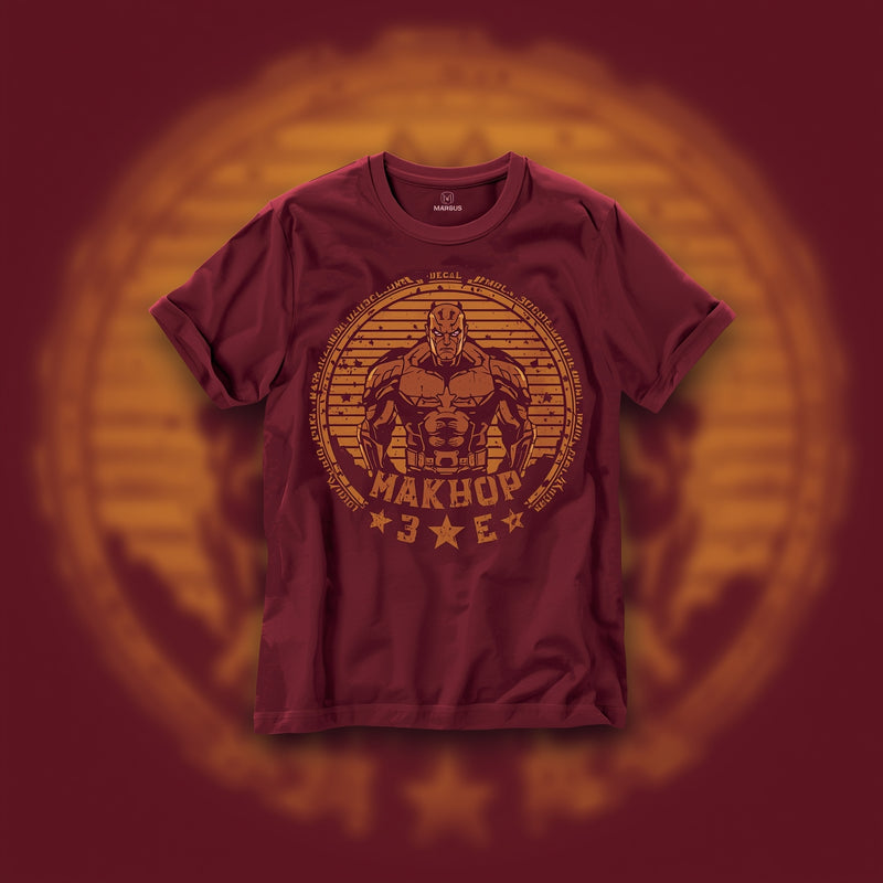 Red Classic Wave Tee - Red T-Shirt