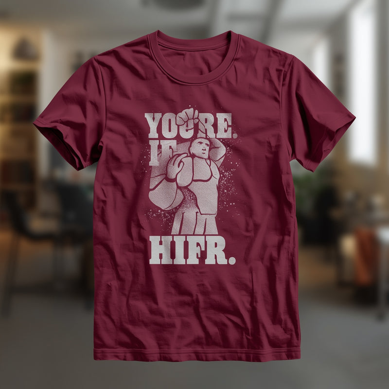 Red Bold Frame Tee - Red T-Shirt