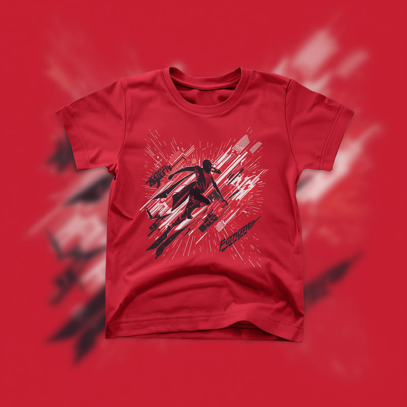 Red Urban Mode Tee - Red T-Shirt