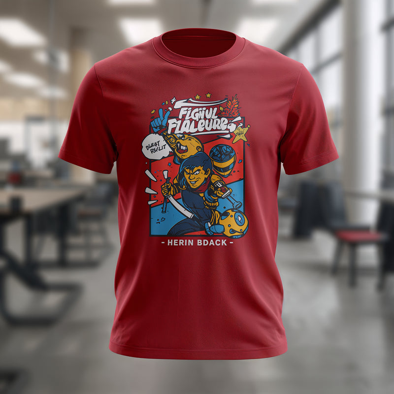 Red Infinity Flux Tee - Red T-Shirt
