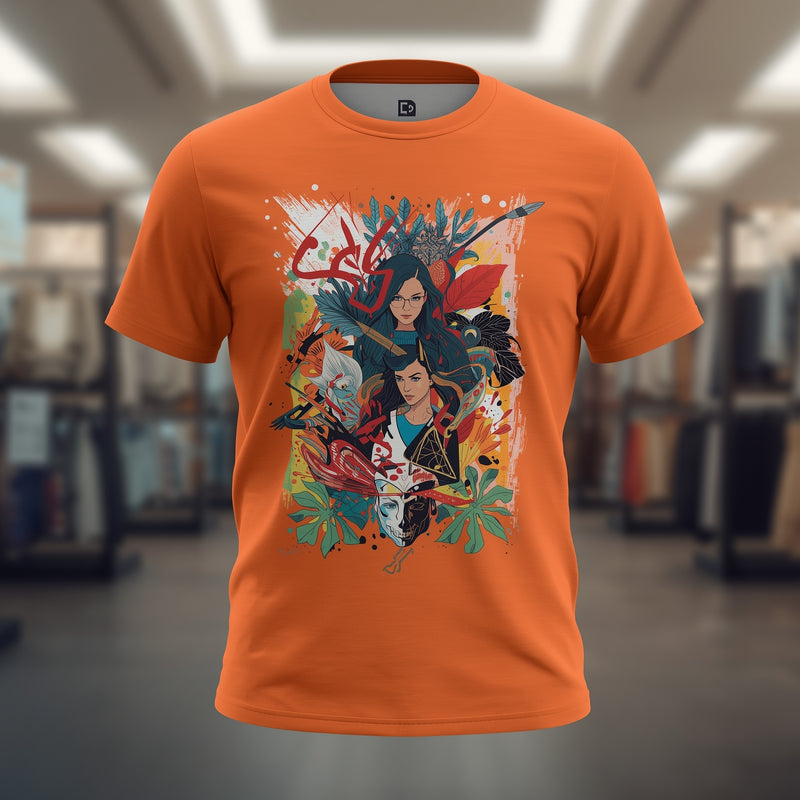 Red Classic Wave Tee - Red T-Shirt