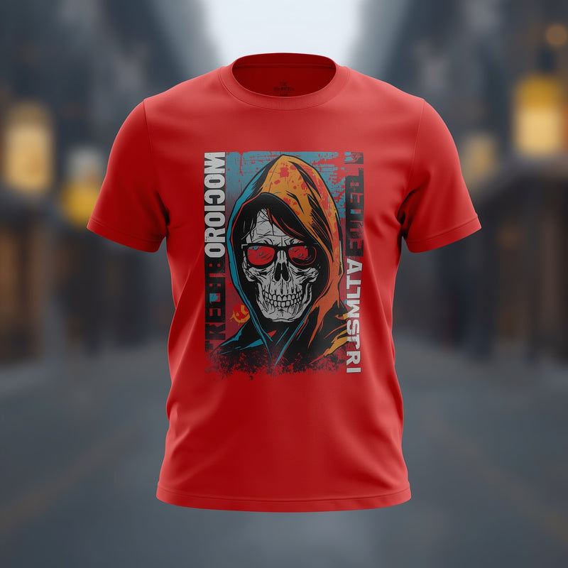 Red Bold Frame Tee - Red T-Shirt