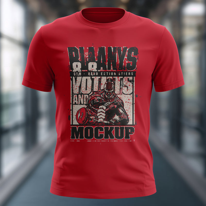 Red Stealth Edge Tee - Red T-Shirt