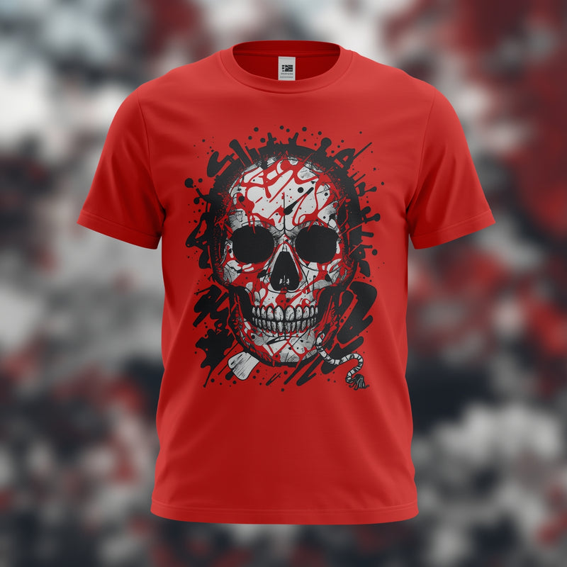Red Classic Wave Tee - Red T-Shirt