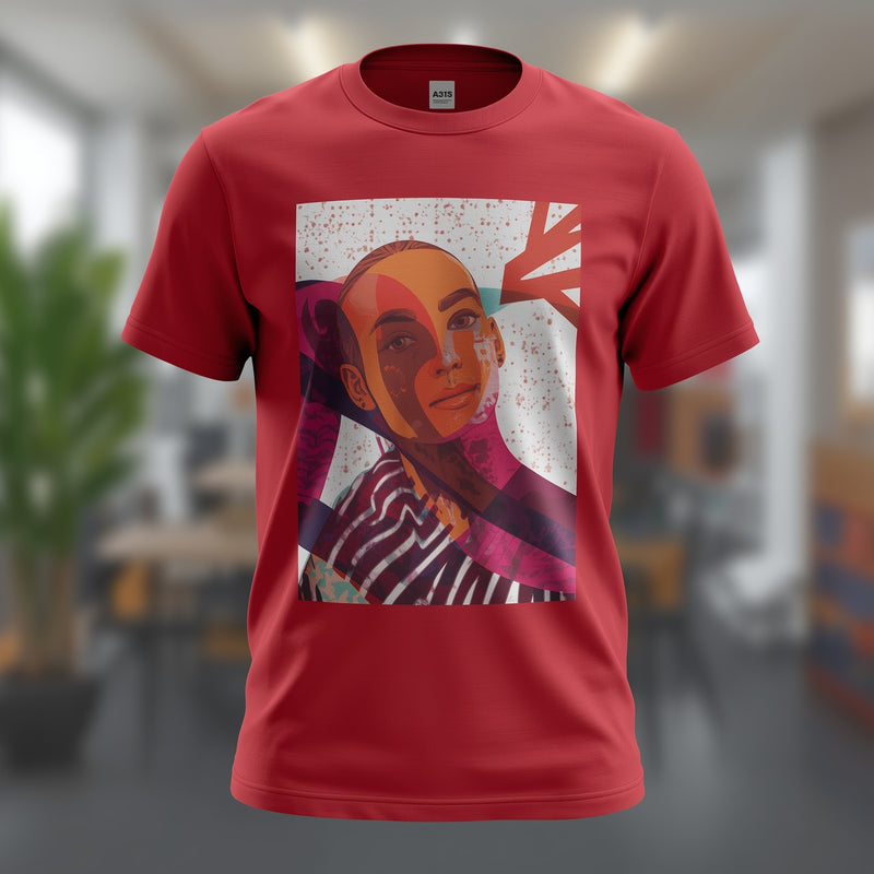 Red Stealth Edge Tee - Red T-Shirt