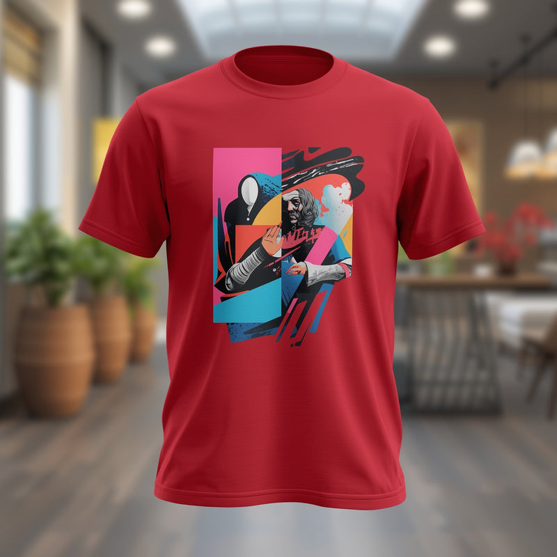 Red Nova Vector Tee - Red T-Shirt