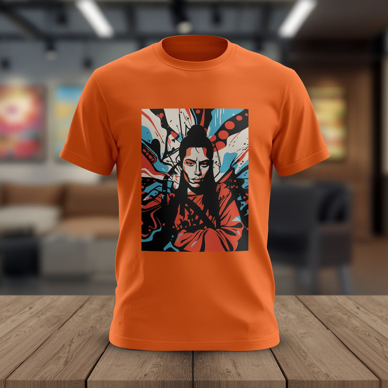 Red Bold Frame Tee - Red T-Shirt