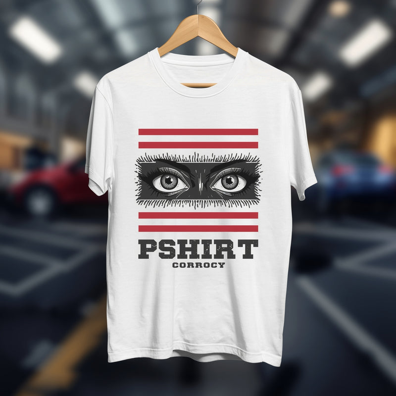 White Bold Frame Tee - White T-Shirt