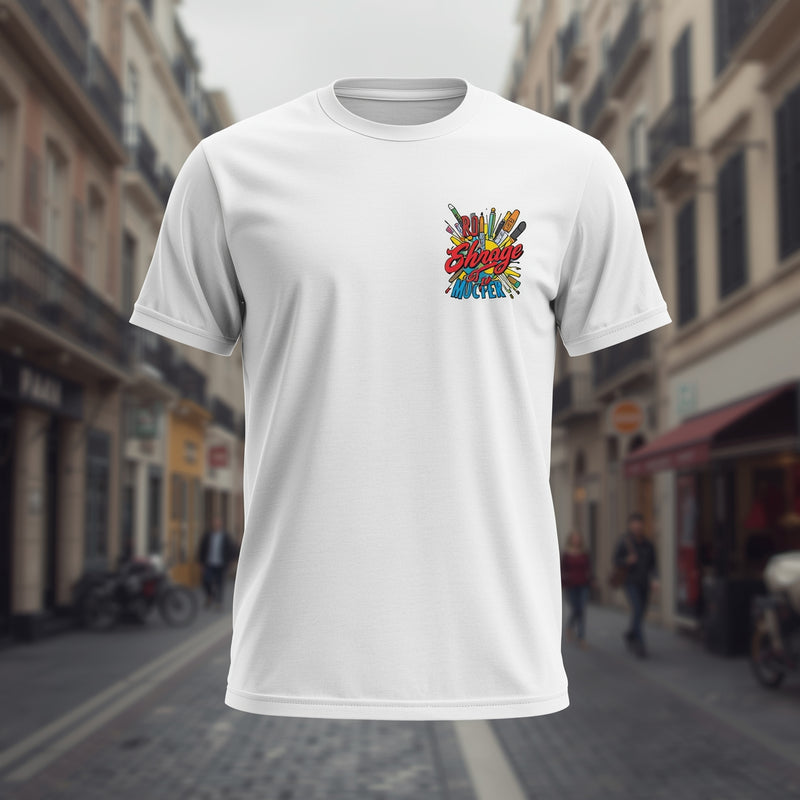 White Classic Wave Tee - White T-Shirt
