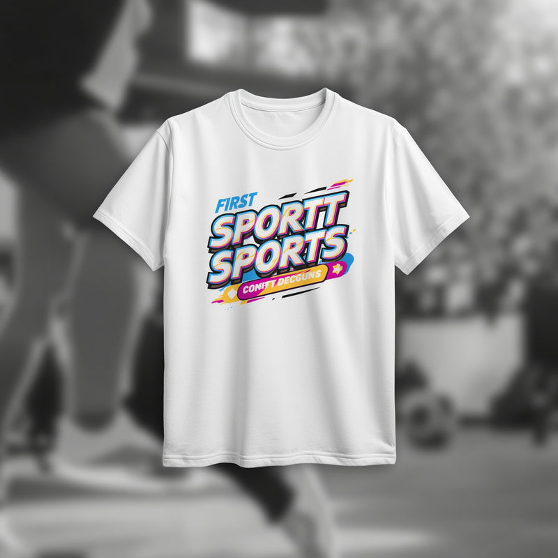 White Bold Frame Tee - White T-Shirt