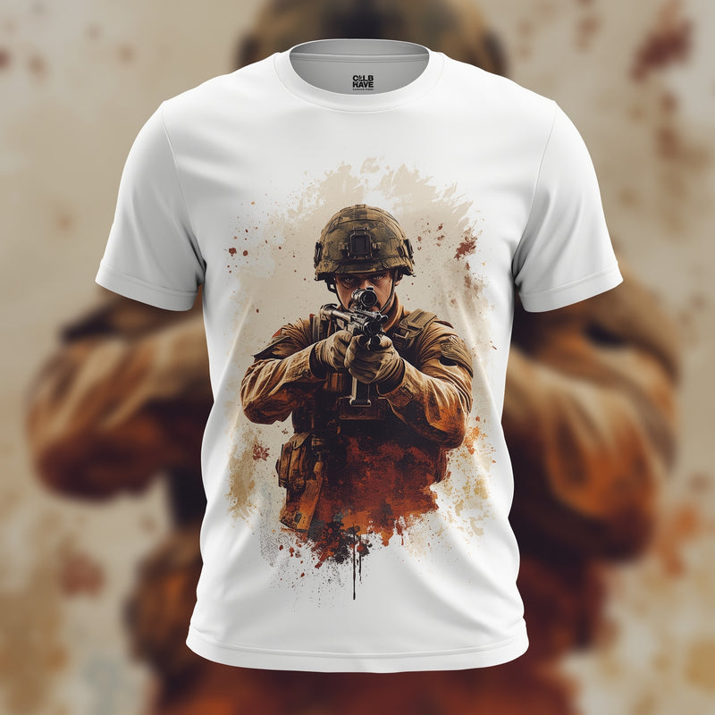 White Bold Frame Tee - White T-Shirt