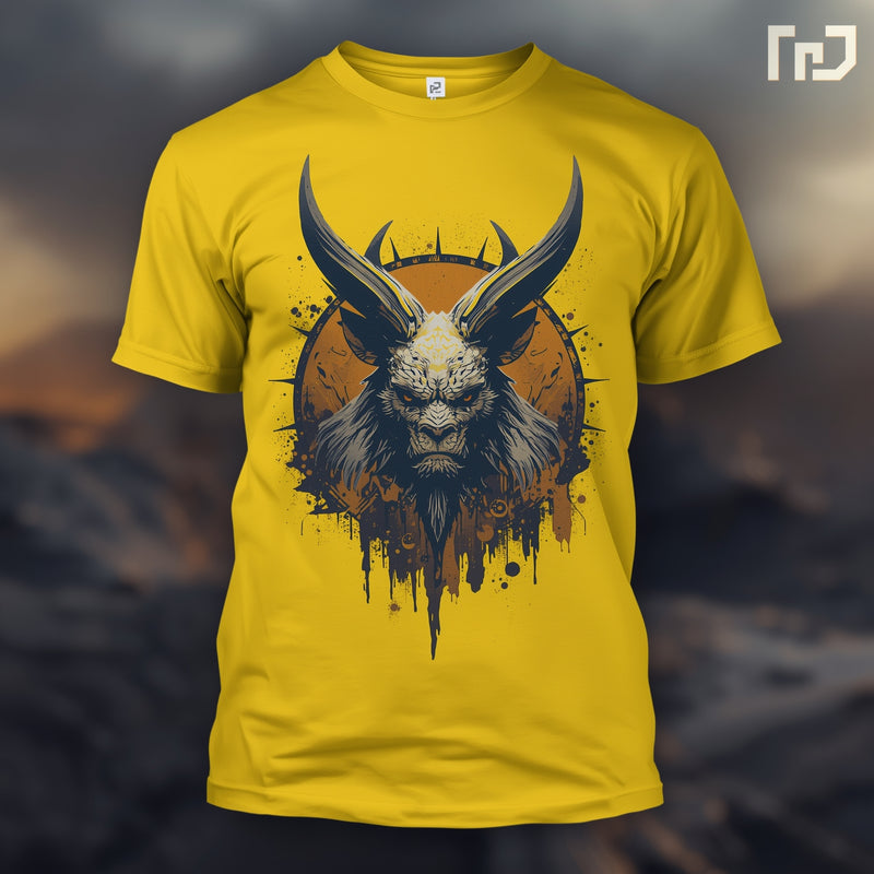 Yellow Bold Frame Tee - Yellow T-Shirt