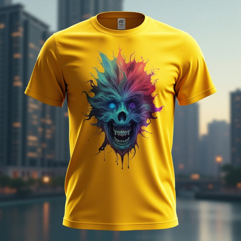 Yellow Bold Frame Tee - Yellow T-Shirt
