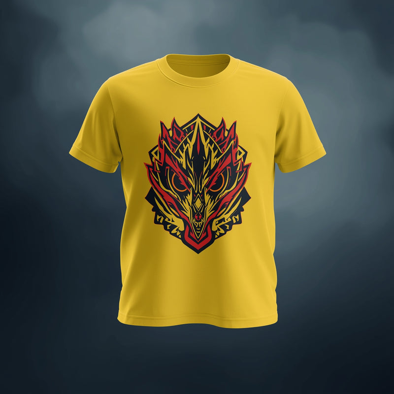 Yellow Bold Frame Tee - Yellow T-Shirt