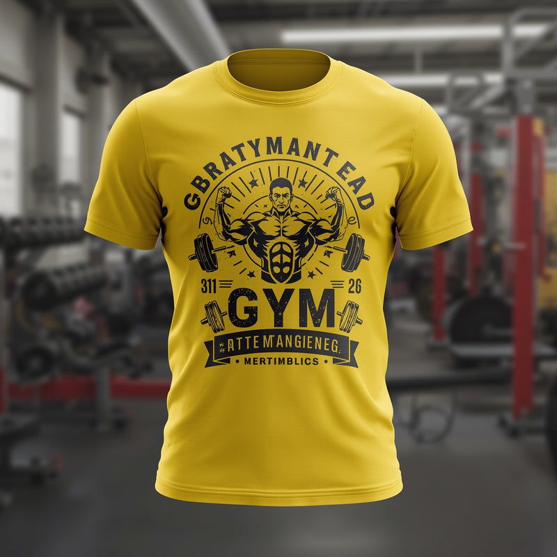 Yellow Bold Frame Tee - Yellow T-Shirt