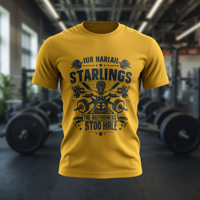 Yellow Bold Frame Tee - Yellow T-Shirt