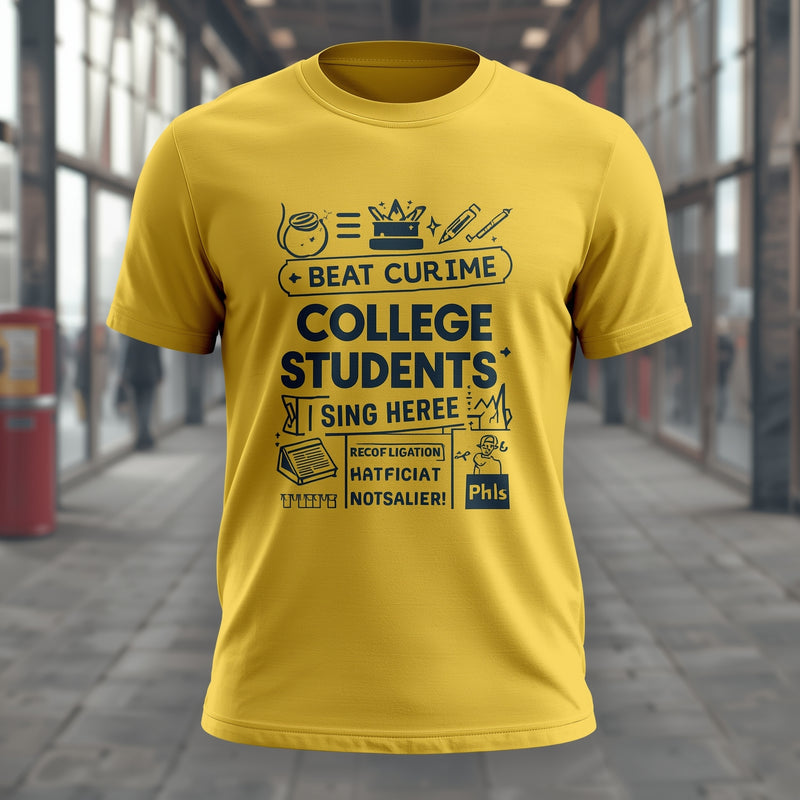 Yellow Bold Frame Tee - Yellow T-Shirt