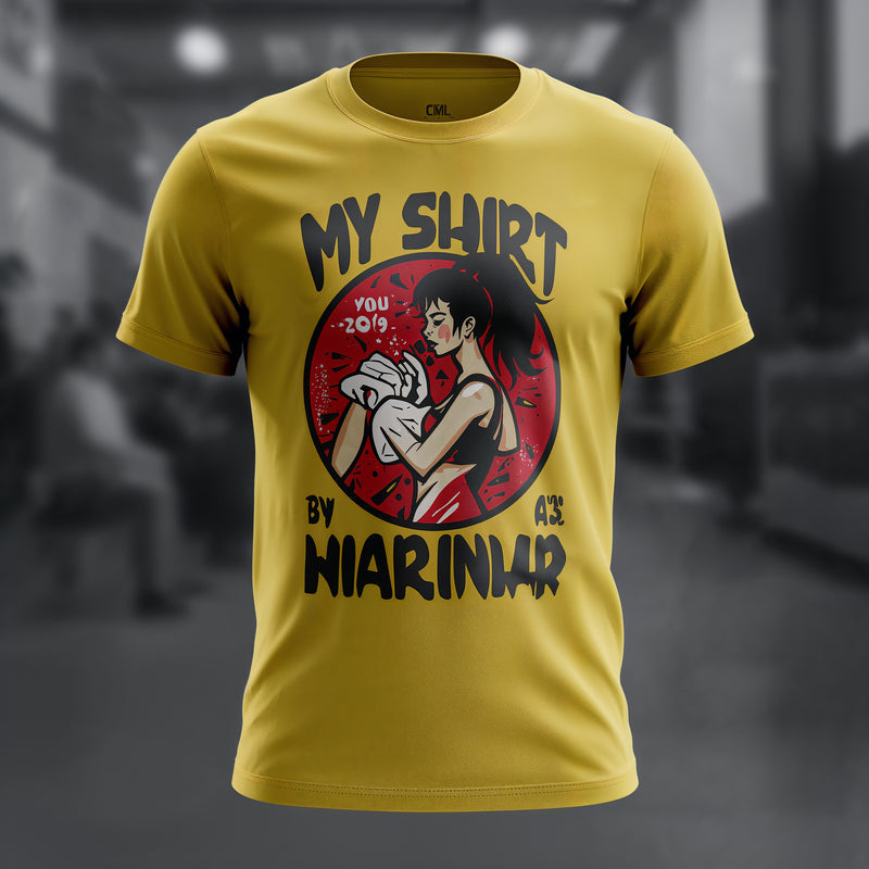 Yellow Bold Frame Tee - Yellow T-Shirt